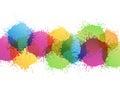 Color paint splashes Royalty Free Stock Photo