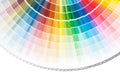 Color palette, color guide, paint samples, color catalog Royalty Free Stock Photo