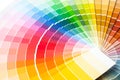 Color palette, color guide, paint samples, color catalog