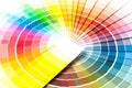 Color palette, color guide, paint samples, color catalog Royalty Free Stock Photo