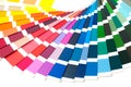 Color palette, color guide, paint samples, color catalog Royalty Free Stock Photo