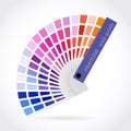 Color palette guide Royalty Free Stock Photo