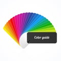 Color palette guide, fan, catalog Royalty Free Stock Photo