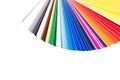 Color palette, guide of paint samples Royalty Free Stock Photo