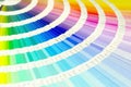 Color palette guide for printing industry