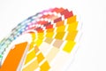 Color palette guide on white background Royalty Free Stock Photo