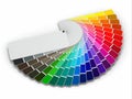 Color palette guide on white background Royalty Free Stock Photo