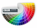 Color palette guide on white background Royalty Free Stock Photo