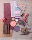 Color palette mood board for interior design and decor Royalty Free Stock Photo