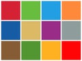 Color palettes for logo design, simple logo color schemes