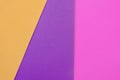 Color paper background overlapping of purple, pink and orange