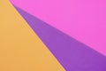 Color paper background overlapping of purple, pink and orange