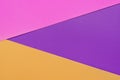 Color paper background overlapping of purple, pink and orange