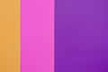 Color paper background overlapping of purple, pink and orange