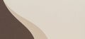 Color papers geometry composition background with beige and brown color tones. Curved lines and shapes banner background Royalty Free Stock Photo