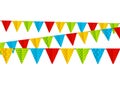 Color party flags Royalty Free Stock Photo