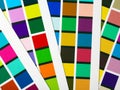 Color patches Royalty Free Stock Photo