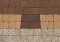 Color pavement surface closeup.