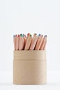 Color Pencil In Cup Royalty Free Stock Photo