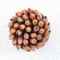 Color Pencil In Cup Royalty Free Stock Photo