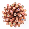 Color Pencil In Cup Royalty Free Stock Photo