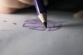 Color pencil draws