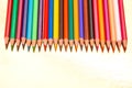 color pencil. set of colored pencils for drawing. artistic creativity of drawing Royalty Free Stock Photo