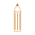 Color pencil utensil home education line color style icon