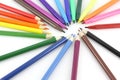 Color pencils and felt-tip pens Royalty Free Stock Photo