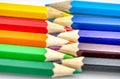 Color pencils. Color pencils macro. Colored pencils. Hobby, creativity. Royalty Free Stock Photo