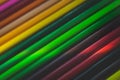 Color pencils line up beautifully