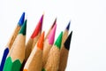 Color pencils macro Royalty Free Stock Photo