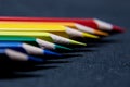 Color pencils, rainbow