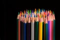 Color pencils set Royalty Free Stock Photo