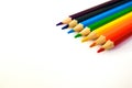 Color pensil in white background