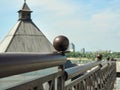 HANDRAIL MADE FROM STAINLESS STEEL Royalty Free Stock Photo