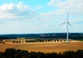 Color photography of wind power mill Royalty Free Stock Photo