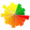 Color Pie Diagram Royalty Free Stock Photo
