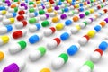 Color pills Royalty Free Stock Photo