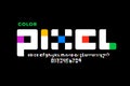 Color Pixel font