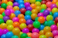 color plastic balls on children& x27;s playground Royalty Free Stock Photo