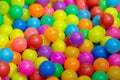 color plastic balls on children& x27;s playground Royalty Free Stock Photo