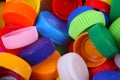 Color plastic caps background Royalty Free Stock Photo