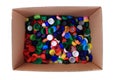 Color plastic caps background Royalty Free Stock Photo