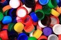 Color plastic caps background Royalty Free Stock Photo