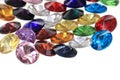 Color plastic diamonds texture