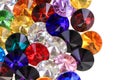Color plastic diamonds texture
