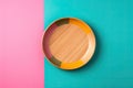 Color Plate Mock Up, Empty Dishware Mockup