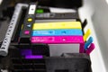 The color printer inkjet cartridge of the printer