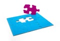 Color puzzle strategies Royalty Free Stock Photo